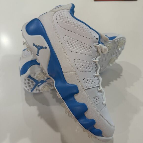 Size 13 Nike Air Jordan 9 Low Golf University Blue Sneakers FJ5934-101 Mens - Picture 3 of 10